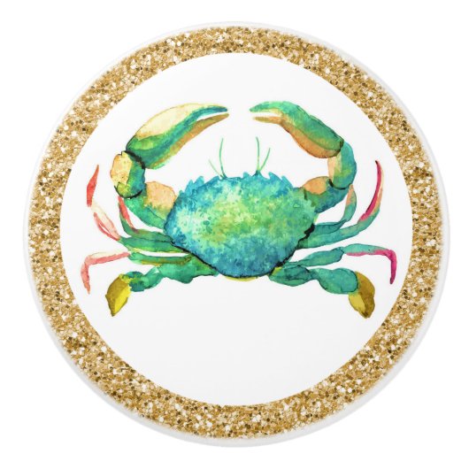 Boutons de tiroir de crabe de plage (Devant)