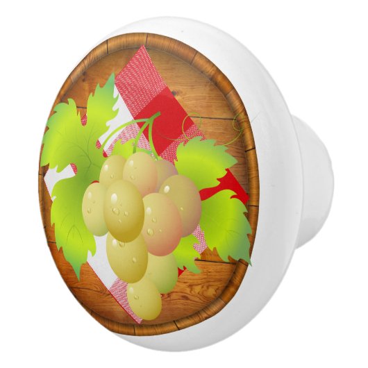 Boutons de tiroir de raisins à vin (Droite)