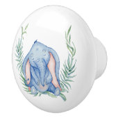 Boutons de tiroir éléphant bébé bleu (Droite)