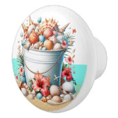 Boutons de tiroirs en coquille de mer de plage - S (Droite)