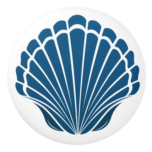 Boutons de tiroirs en coquille de mer de plage - S (Devant)