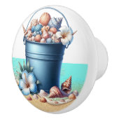 Boutons de tiroirs en coquille de mer de plage - S (Droite)