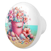 Boutons de tiroirs en coquille de mer de plage - S (Droite)