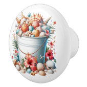 Boutons de tiroirs en coquille de mer de plage - S (Droite)