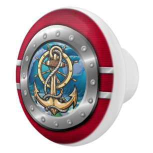 Boutons de tiroirs portatifs nautiques