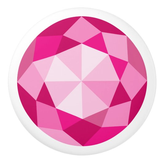 Boutons de traction en pierre de gemme rose pour l (Devant)