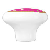 Boutons de traction mignons rose beignets et tiroi (Côté)