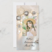 Boutons Diamants Perles Quineañera Merci (Devant)