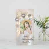 Boutons Diamants Perles Quineañera Merci (Debout devant)