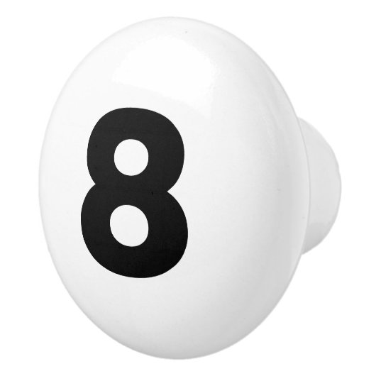 Boutons en céramique à numéro personnalisé (Droite)