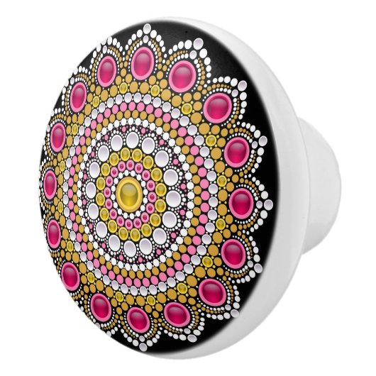 Boutons en céramique colorés (Droite)