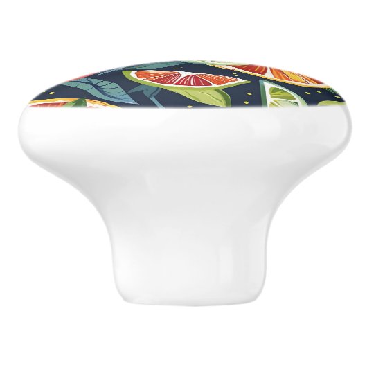 Boutons en céramique d'agrumes colorés (Côté)