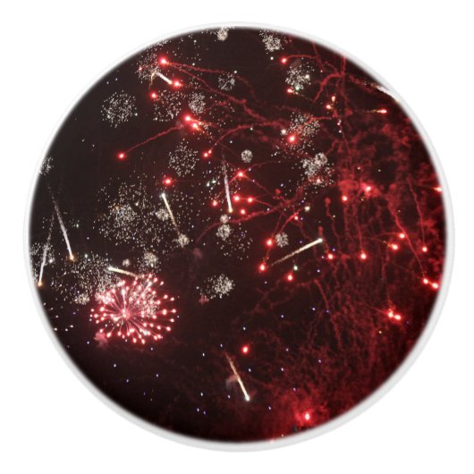 Boutons en céramique Feux d'artifice (Devant)