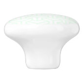 Boutons en céramique géométrique vert clair (Côté)