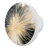 Boutons en céramique noire et or (Droite)