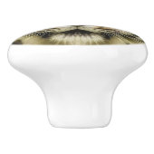 Boutons en céramique Tiger Close Up (Côté)