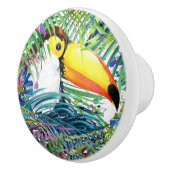 Boutons en céramique Tropical Toucan (Droite)