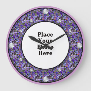 Boutons encadrer votre horloge murale photo