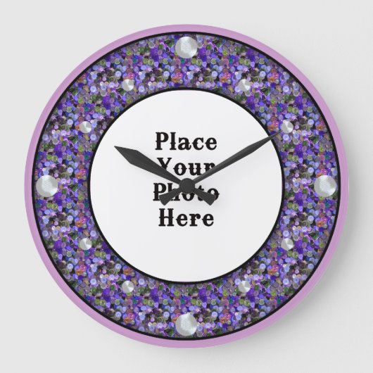 Boutons encadrer votre horloge murale photo (Recto)