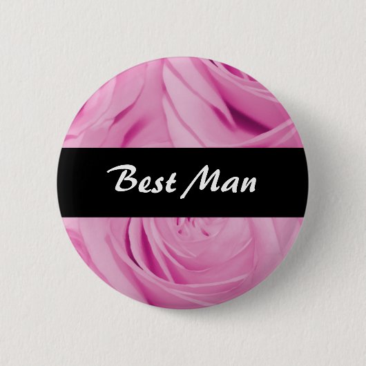 Boutons et badges rose Mariage - personnaliser (Devant)