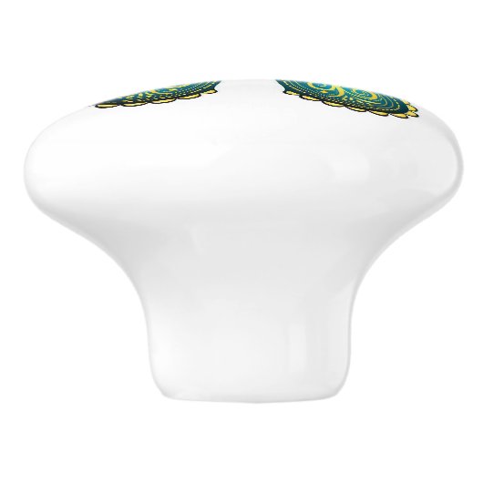 Boutons et pulls en céramique papillon (Côté)