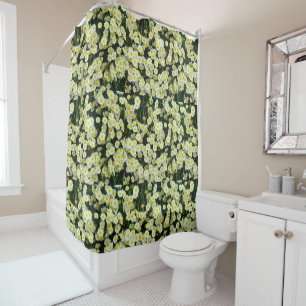 Boutons Fleur Dainty Daisy, Rideau De Douche
