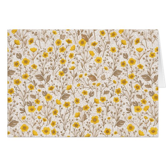 Boutons jaunes et bruns (Devant horizontal)