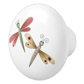 Boutons mignons lunatiques de tiroir de libellules (Droite)