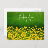 Boutons | Penser à vous Carte postale (Devant / Derrière)