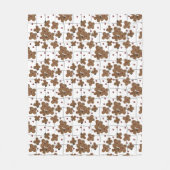 Boutons rouges Fleurs de papier Brown Couverture e (Devant)