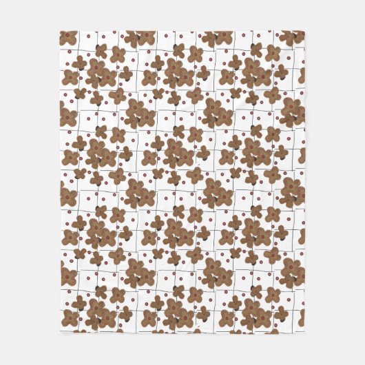 Boutons rouges Fleurs de papier Brown Couverture e (Devant)