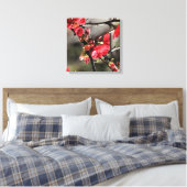 Boutons rouges toile florale Impression (Insitu(Chambre))