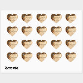 Boutons rustiques Mariage Enregistrer le sticker d (Feuille)