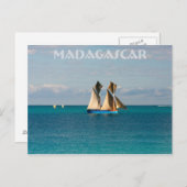Boutre à Madagascar Briefkaart (Voorkant / Achterkant)
