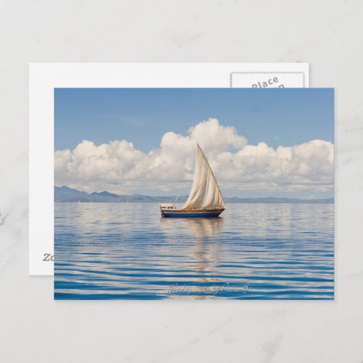 Boutre malgache briefkaart (Voorkant / Achterkant)