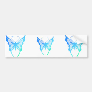 Boutterflies brillantes Bumper Sticker