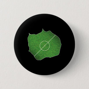 Bouvet-eiland voetbalveld ronde button 5,7 cm