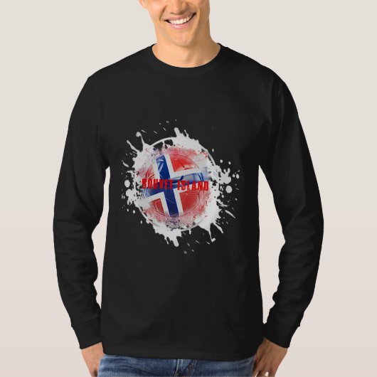Bouvet Island Splash T-shirt (Voorkant)