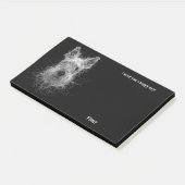 Bouvier des Flandres Abstracte Kunst Hondennaam Post-it® Notes (Schuin)