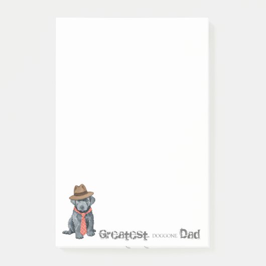 Bouvier des Flandres Dad Post-it Notes (Voorkant)