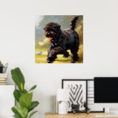 Bouvier des Flandres Dog Poster (Thuiskantoor)