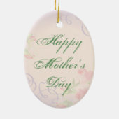 Bouvier des Flandres Heart Ma Ceramic Ornament (Achterkant)