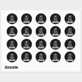 Bouvier des Flandres, ik doe wat ik wil dat duitse Ronde Sticker (Vel)