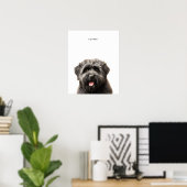 Bouvier Des Flandres Impression personnalisée (Bureau à domicile)