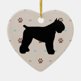 Bouvier des Flandres Keramisch Ornament