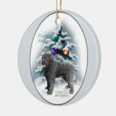 Bouvier des Flandres kerstcadeaus Ornament (Links)