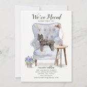 Bouvier des Flandres Moving Announcement Aankondiging (Voorkant)