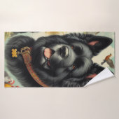 Bouvier des Flandres naadloos Badhanddoek (Badhanddoek)