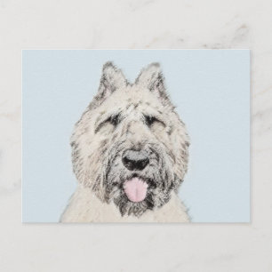 Bouvier des Flandres Painting - Original Dog Art Briefkaart