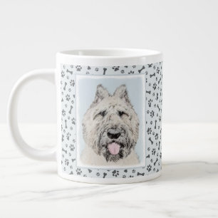 Bouvier des Flandres Painting - Original Dog Art Extra Grote Beker